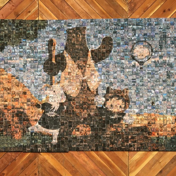 finished social mosaic